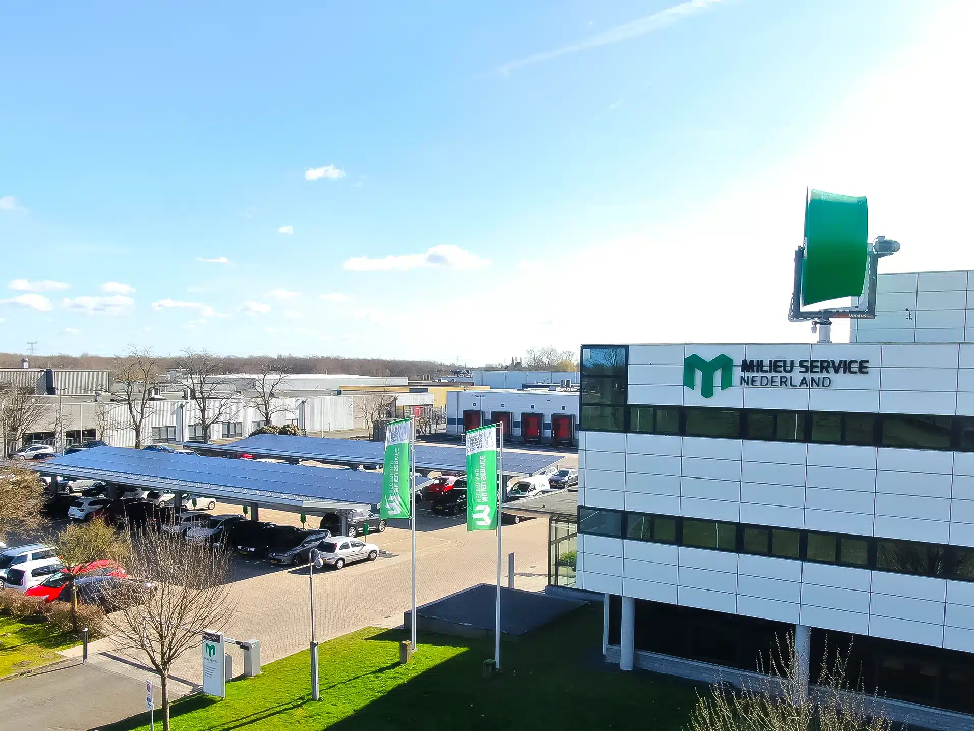 Milieu Service Groep Kantoorpand Diemen Voorjaar
